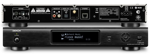 DNP720 DENON NETWERKSPELER FM DAB INTERNETRADIO USB STREAMING AIRPLAY